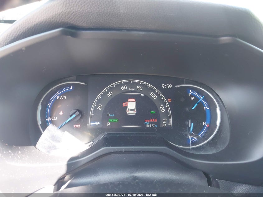 2022 TOYOTA RAV 4 SPORT UTILITY VEHICLE 2.5L I-4 DI, DOHC, VVT, 176HP