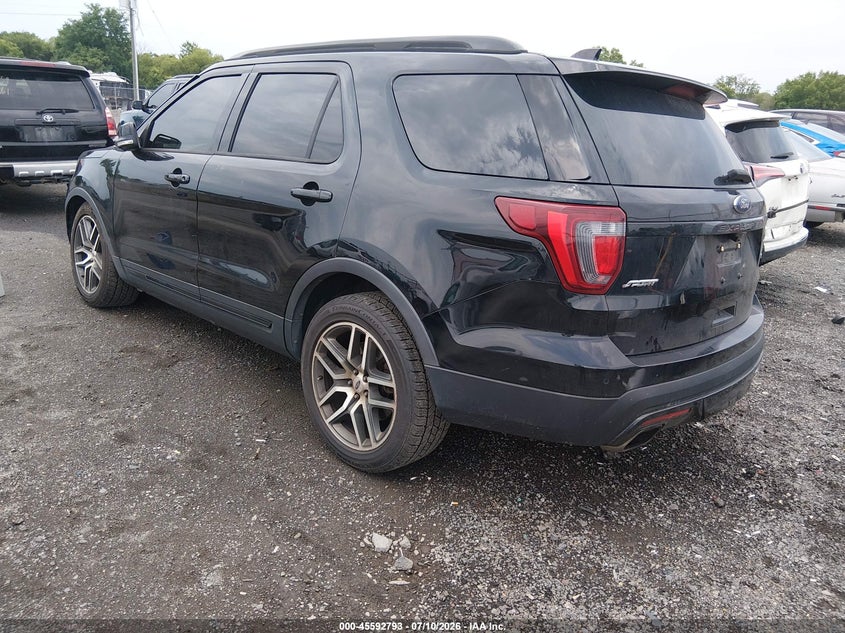 Vin: 1fm5k8gt3gga73987, lot: 46091170, ford explorer sport 20163