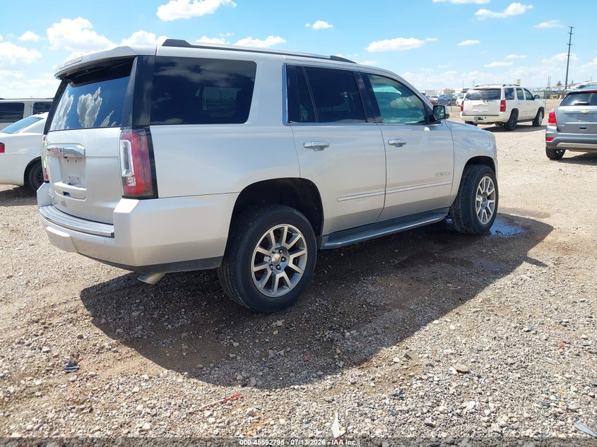 Vin: 1gks2ckj5fr516096, lot: 46091172, gmc yukon denali 20154