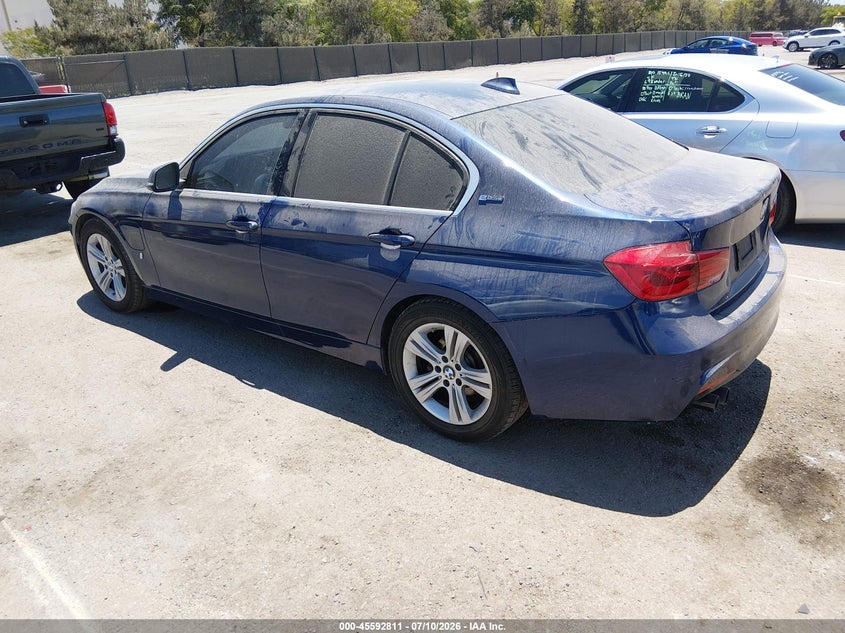 Vin: wba8e1c56ja758497, lot: 46091188, bmw 330e iperformance 20183