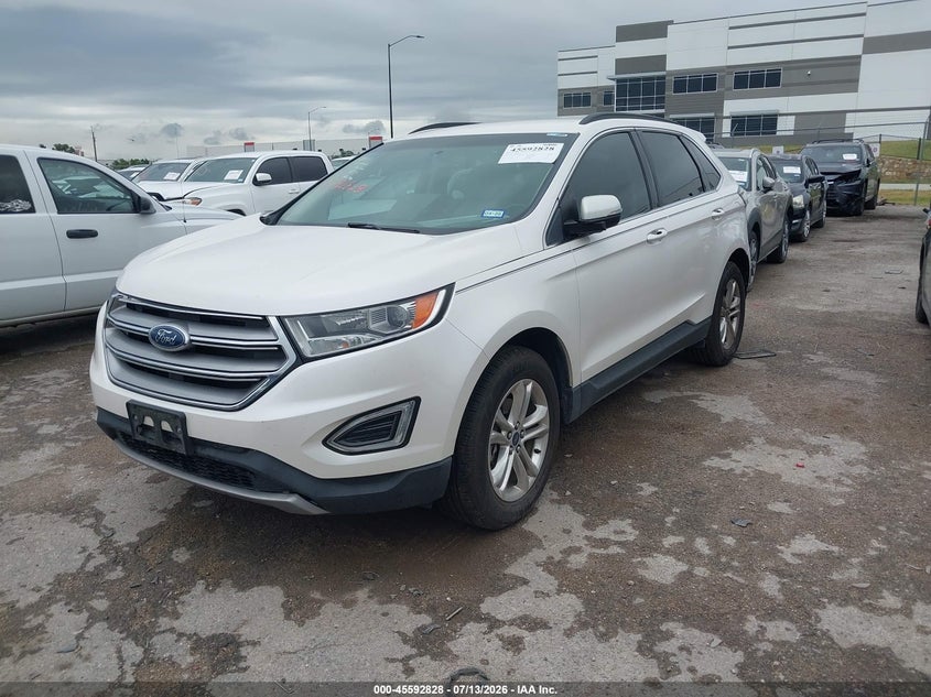 Vin: 2fmpk3j80gbc06244, lot: 46091205, ford edge sel 20162