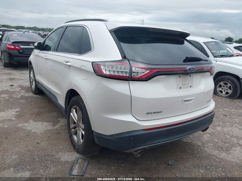 Vin: 2fmpk3j80gbc06244, lot: 46091205, ford edge sel 20163