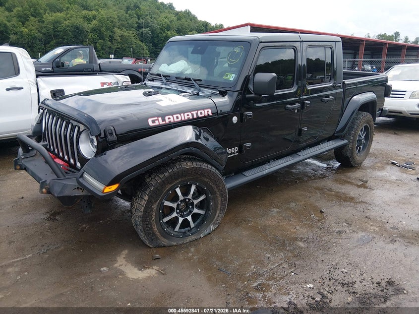 Vin: 1c6hjtfg0ll149153, lot: 46091218, jeep gladiator overland 4x4 20202