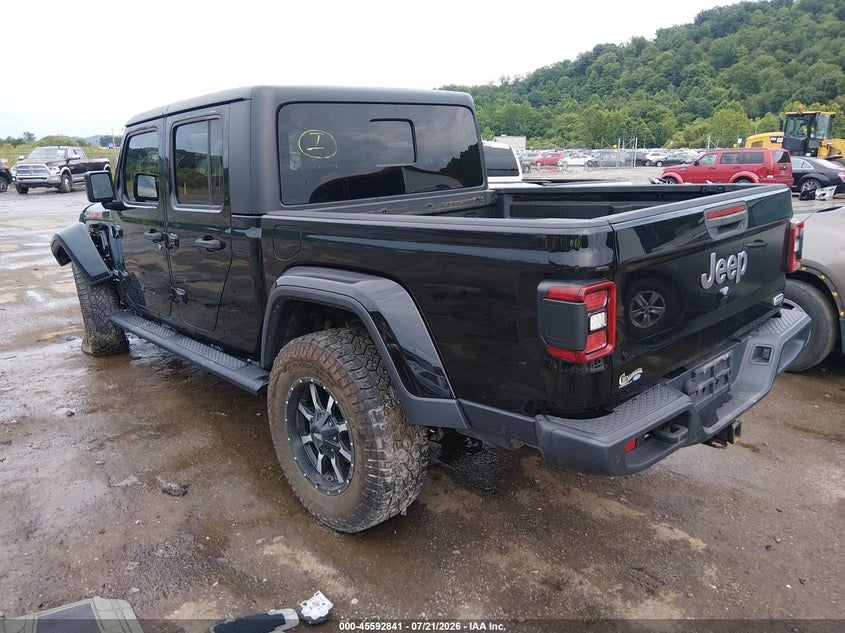 Vin: 1c6hjtfg0ll149153, lot: 46091218, jeep gladiator overland 4x4 20203