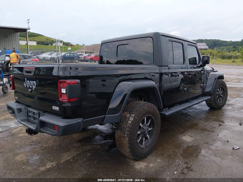 Vin: 1c6hjtfg0ll149153, lot: 46091218, jeep gladiator overland 4x4 20204