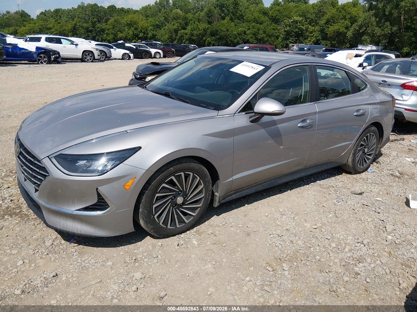 2021 Hyundai Sonata Sel KMHL34JJ0MA026418 photo 1