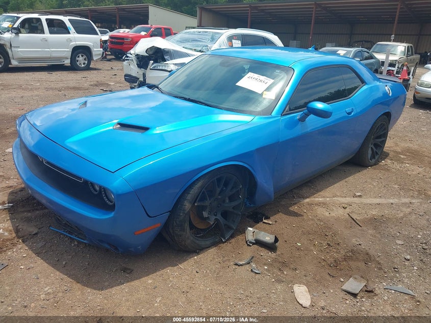 2016 Dodge Challenger, Front End, IAAI, VIN 2C3CDZFJ2GH128966 — photo 2