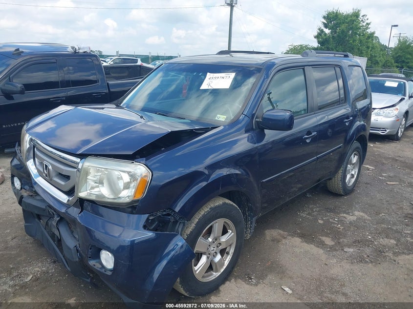 Vin: 5fnyf4h79bb081269, lot: 46091249, honda pilot ex-l 20112