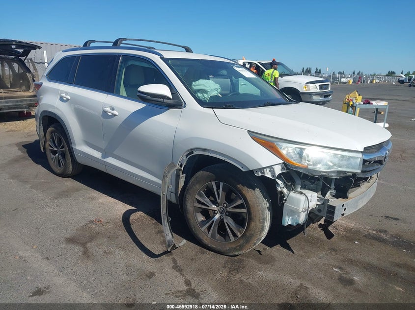 Vin: 5tdjkrfh9gs228375, lot: 46091295, toyota highlander xle v6 2016 img_1