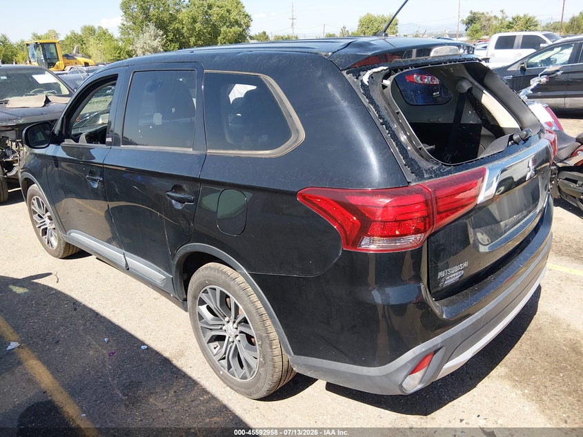 Vin: ja4az3a30gz032175, lot: 46091335, mitsubishi outlander es 20163