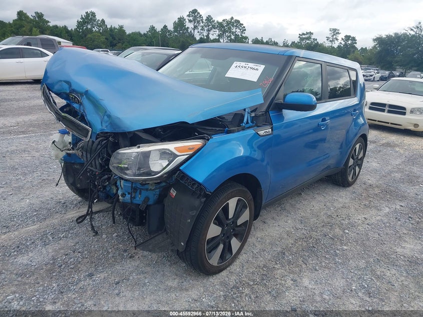 2016 Kia Soul, Front End, IAAI, VIN KNDJP3A54G7345674 — photo 2