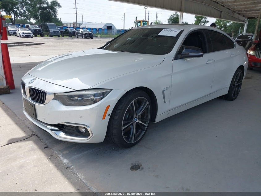 Vin: wba4j7c56jbh13778, lot: 46091347, bmw 440i gran coupe xdrive 20182