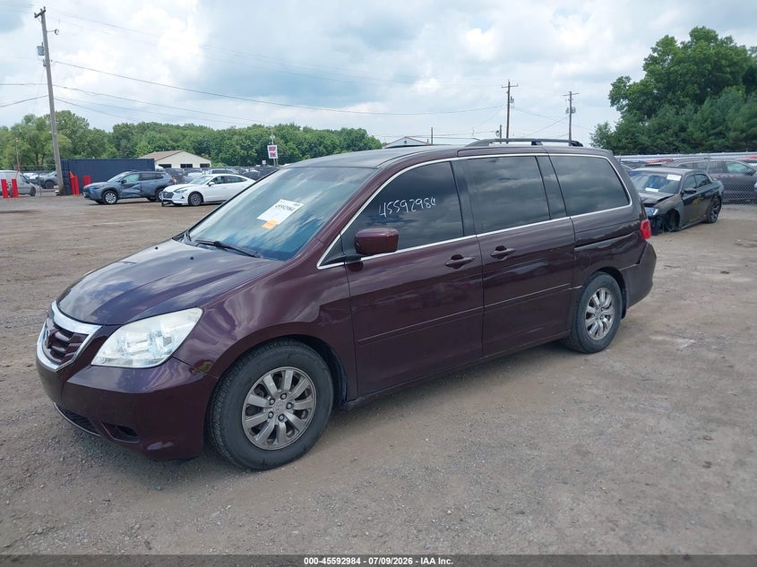 2010 Honda Odyssey, Удар ззаду, IAAI, VIN 5FNRL3H48AB006607 — фото 2