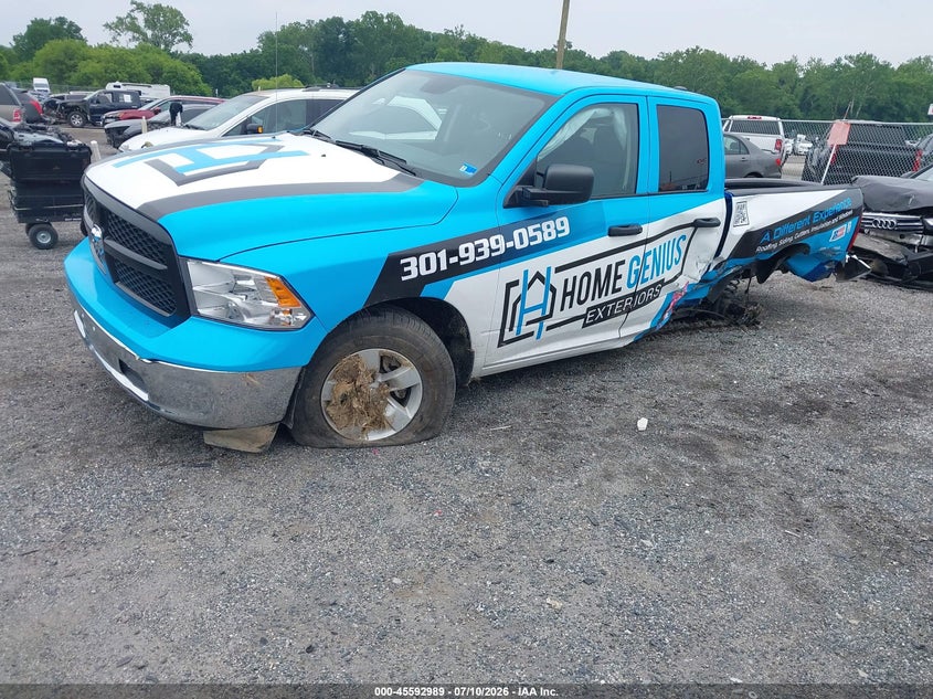 Vin: 1c6rr6ggxrs127916, lot: 46091366, ram 1500 classic slt  4x2 6'4 box 20242