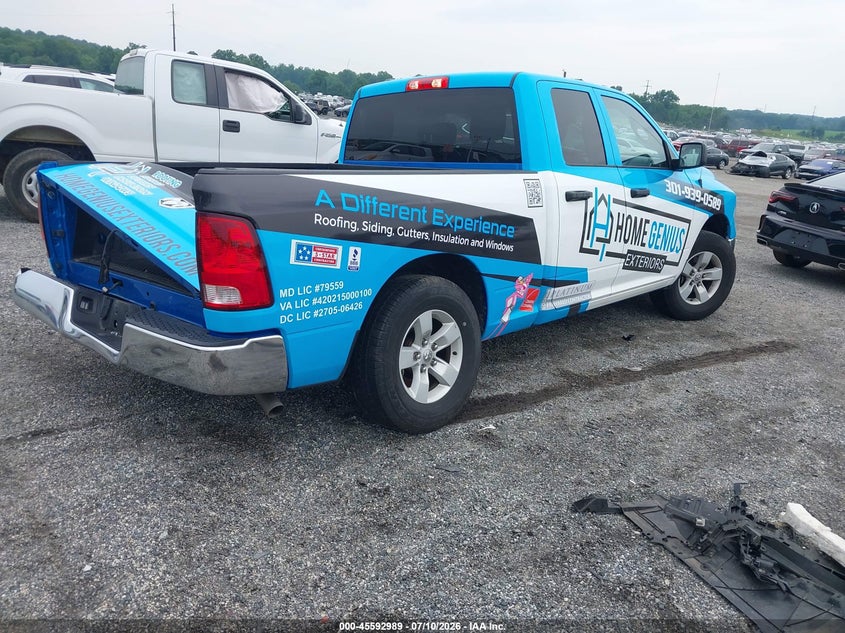 Vin: 1c6rr6ggxrs127916, lot: 46091366, ram 1500 classic slt  4x2 6'4 box 20244