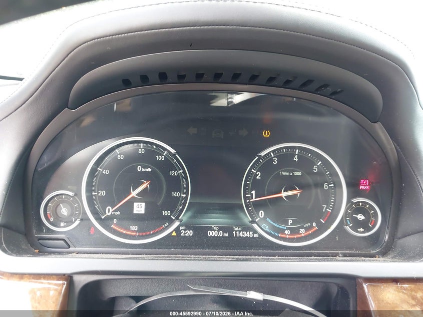 2014 BMW Alpina B7 VIN: WBAYE8C5XED135476 Lot: 45592990