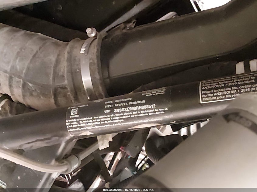 2024 Polaris General Xp 1000 Sport VIN: 3NSGXE990RH088512 Lot: 45592998