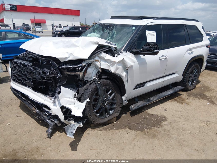 Vin: 7svaaaba4px018280, lot: 46091388, toyota sequoia platinum 20232