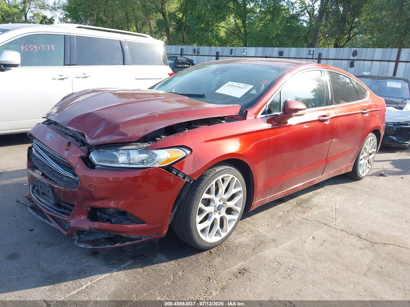 2014 Ford Fusion, Front End, IAAI, VIN 3FA6P0K92ER378240 — photo 2