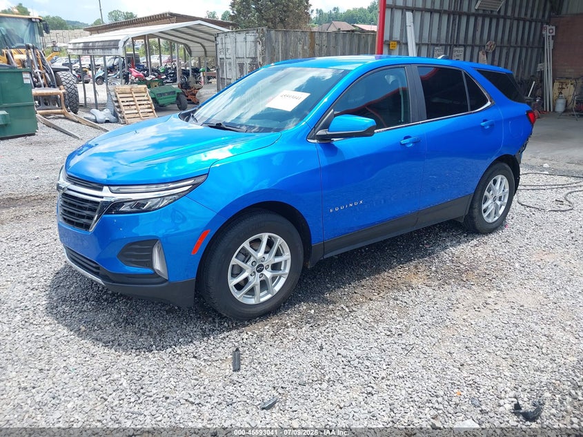 2024 Chevrolet Equinox, Right Rear, IAAI, VIN 3GNAXKEG6RL135752 — photo 2