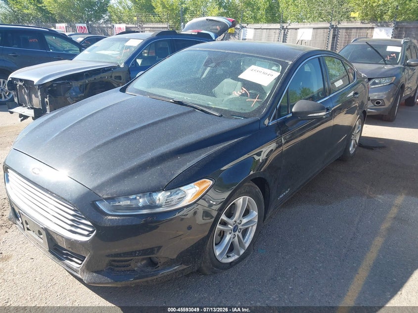 2015 Ford Fusion, Right Side, IAAI, VIN 3FA6P0RU7FR119626 — photo 2