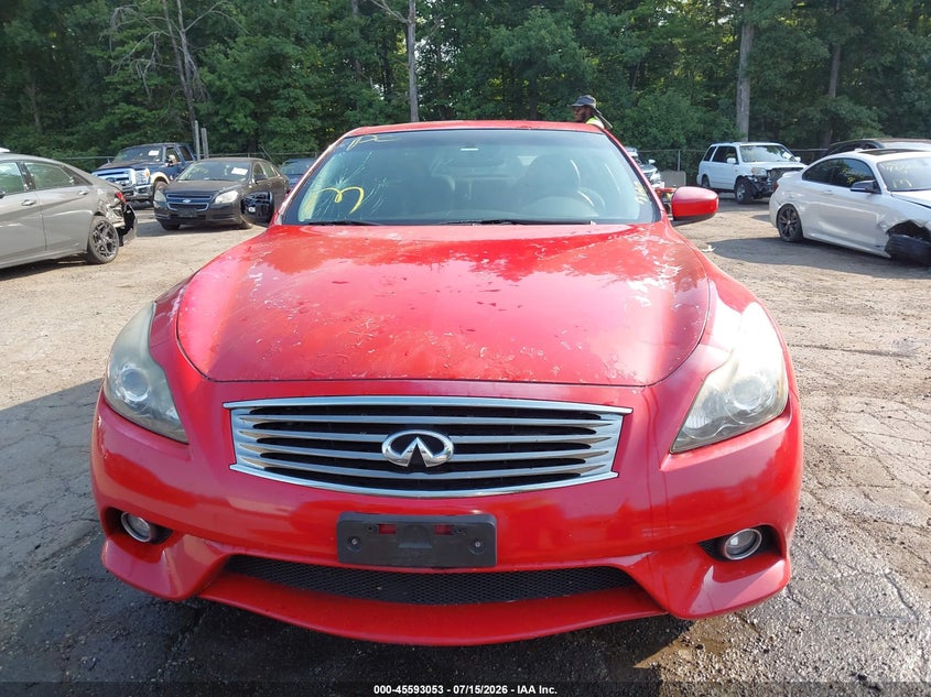 2013 Infiniti G37X VIN: JN1CV6EL4DM950206 Lot: 45593053