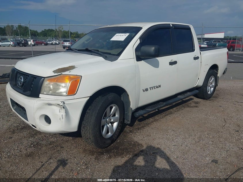 Vin: 1n6ba0ek8cn314452, lot: 46091452, nissan titan s 20122