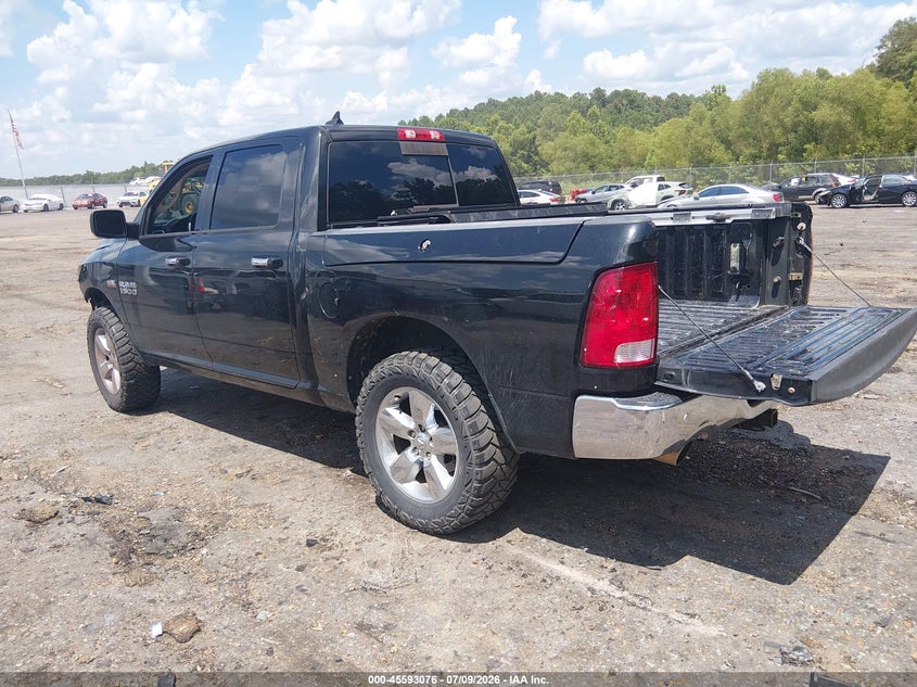 Vin: 1c6rr7lt9hs621496, lot: 46091453, ram 1500 big horn  4x4 5'7 box 20173