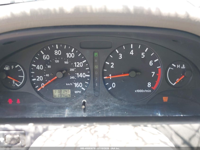 2001 Nissan Maxima Gxe VIN: JN1CA31D51T613554 Lot: 45593079