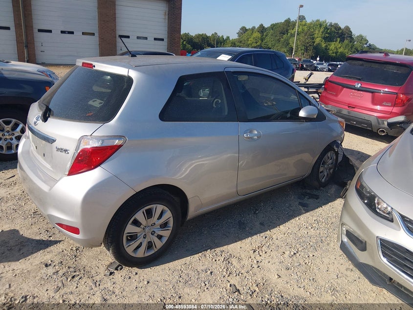 Vin: jtdjtud30dd564270, lot: 46091461, toyota yaris l 20134