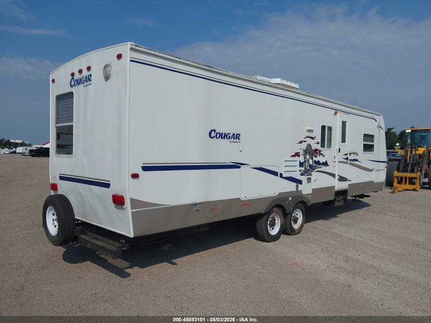 2005 KEYSTONE RV COUGAR TRAVEL TRAILER auction photo 4