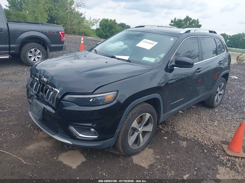 2020 Jeep Cherokee, Front End, IAAI, VIN 1C4PJMDN7LD534327 — photo 2