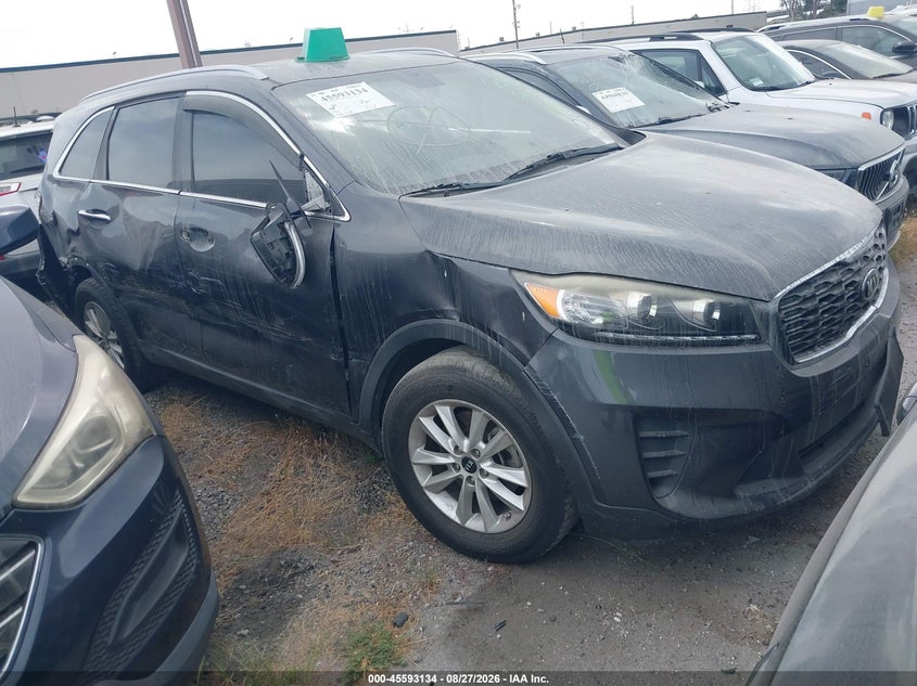 Vin: 5xypg4a36kg439968, lot: 46091511, kia sorento 2.4l lx 20191