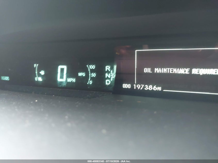 2010 TOYOTA PRIUS HATCHBACK 1.8L I-4 DOHC, VVT, 98HP