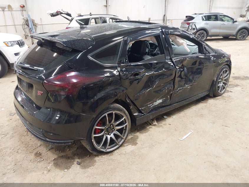 Vin: 1fadp3l95jl225559, lot: 46091527, ford focus st 20184