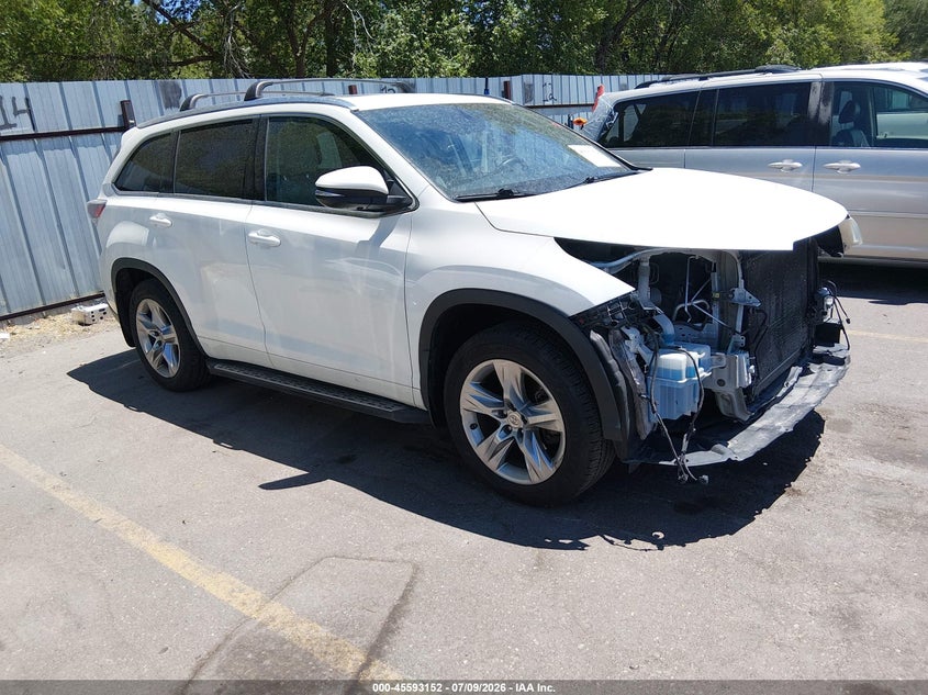 Vin: 5tddkrfh6fs196612, lot: 46091529, toyota highlander limited v6 2015 img_1