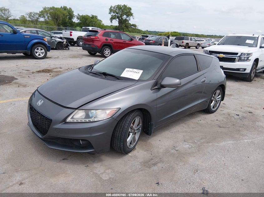 Vin: jhmzf1d65ds000918, lot: 46091542, honda cr-z ex 20132