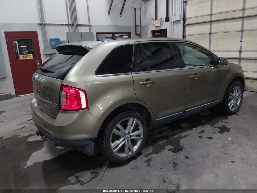 Vin: 2fmdk4kc3cba12653, lot: 46091552, ford edge limited 20124