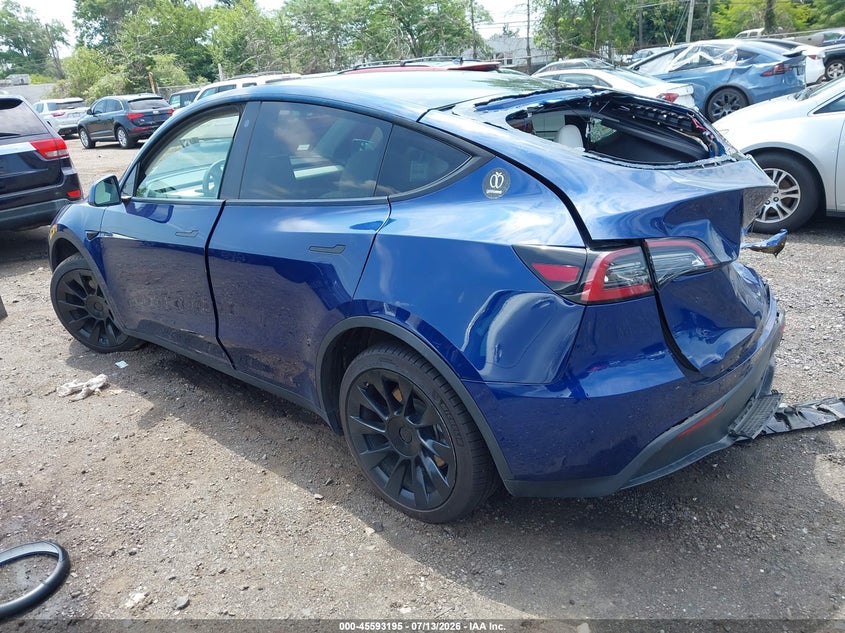 Vin: 5yjygdee5mf179492, lot: 46091572, tesla model y long range dual motor all-wheel drive 20213