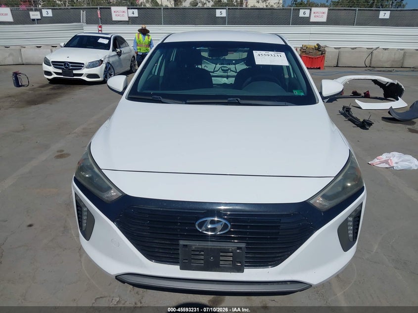 2017 Hyundai Ioniq Hybrid Sel VIN: KMHC75LC8HU018886 Lot: 45593231