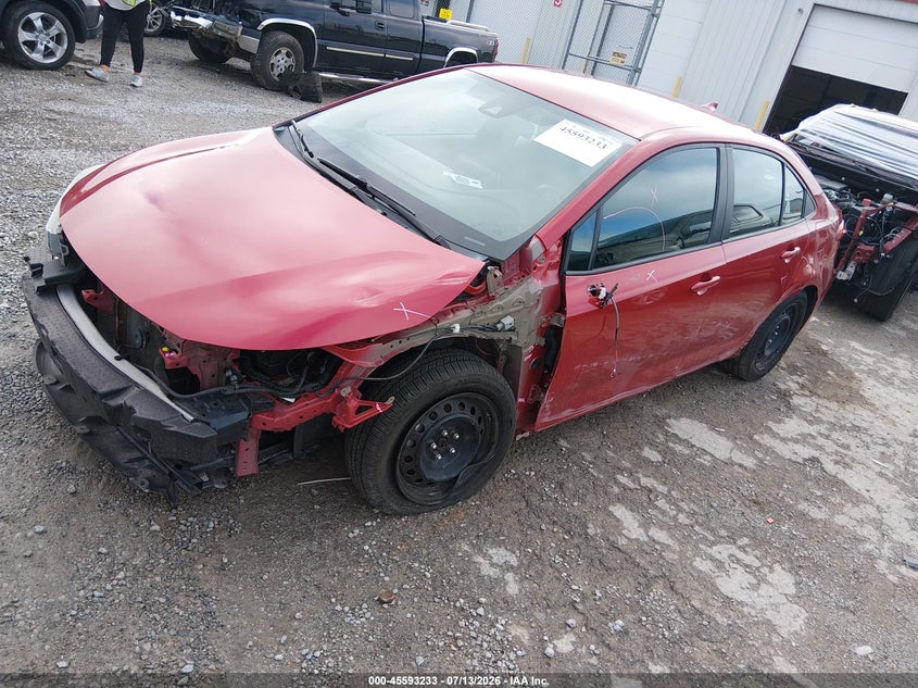2021 Toyota Corolla, Front End, IAAI, VIN 5YFEPMAE7MP241794 — photo 2