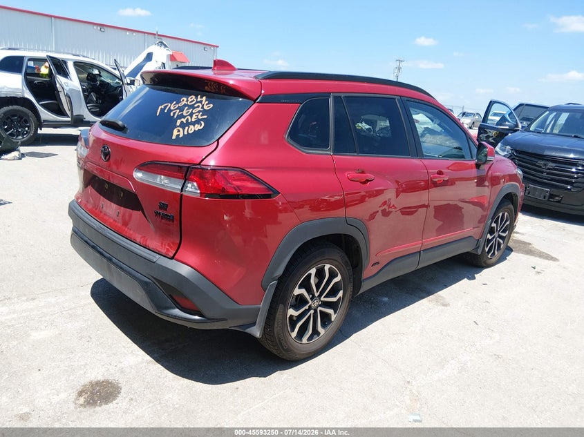 2023 Toyota Corolla Cross Hybrid Se VIN: 7MUFBABG4PV002318 Lot: 45593250