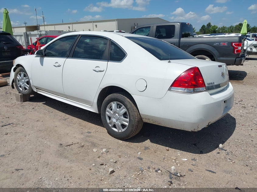 Vin: 2g1wd5em7b1140621, lot: 46091671, chevrolet impala police 20113