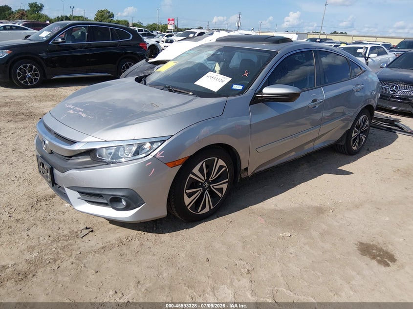 2016 HONDA CIVIC SEDAN 1.5L I-4 DI, DOHC, VVT, TURBO, 174HP