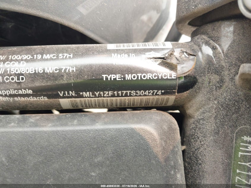 2026 Harley-Davidson Rh975 S VIN: MLY1ZF117TS304274 Lot: 45593338