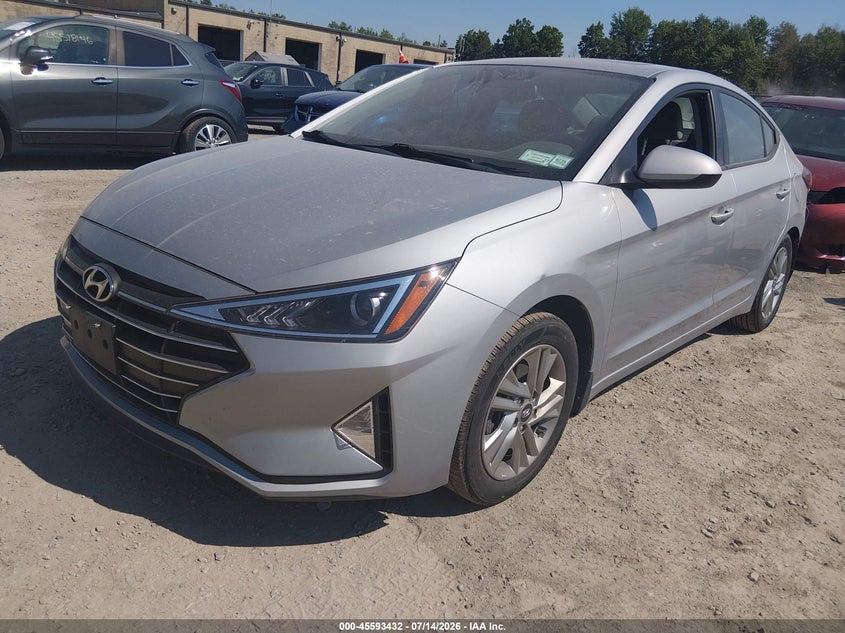 2020 Hyundai Elantra Value Edition, Rear, IAAI, VIN KMHD84LF9LU986297 — photo 2
