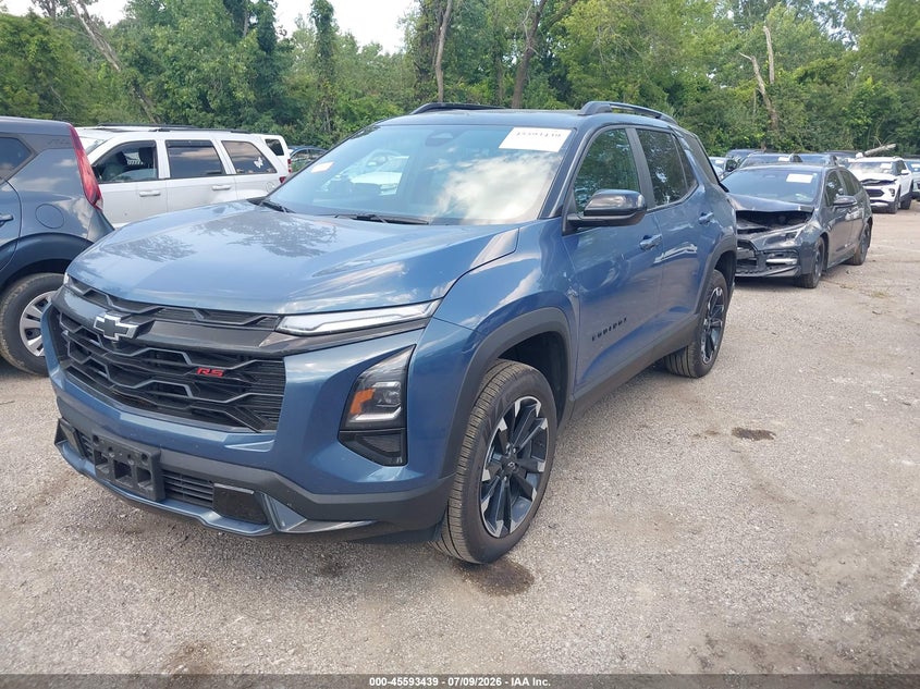 2026 Chevrolet Equinox Awd Rs, Rear, IAAI, VIN 3GNAXTEG9TL165311 — photo 2