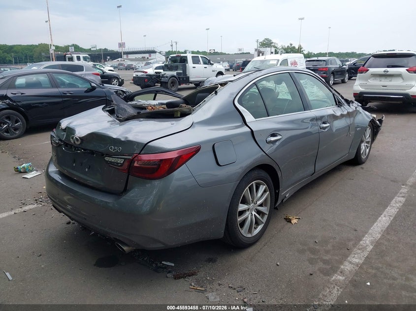 Vin: jn1cv7ar1jm280397, lot: 46091835, infiniti q50 2.0t pure 20184