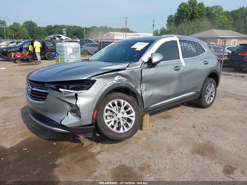 Vin: lrbfzmr45pd216814, lot: 46091838, buick envision preferred awd 20232