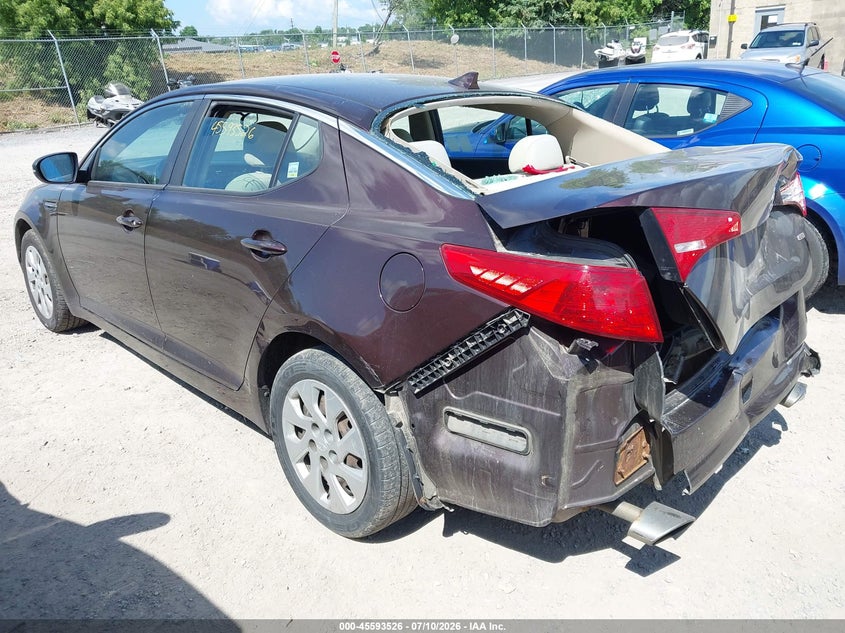Vin: knagm4a70b5100477, lot: 46091903, kia optima lx 20113